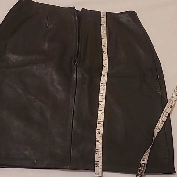 Firenze vintage leather skirt size 10 - Picture 4 of 7